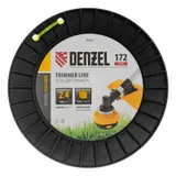 Леска для триммера зубчатый квадрат, 2,4мм х 172м, на DIN катушке FLEX CORD Denzel — фото 2
