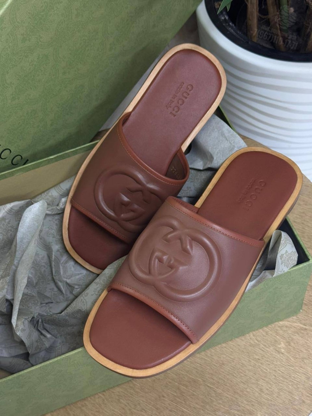 Шлепанцы Gucci