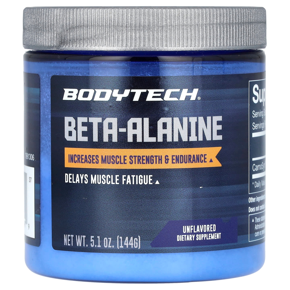 BodyTech, Бета-аланин, без добавок, 144 г (5,1 унции)
