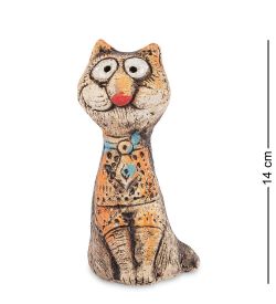 KK-154 Фигурка «Кот-Мачо» шамот