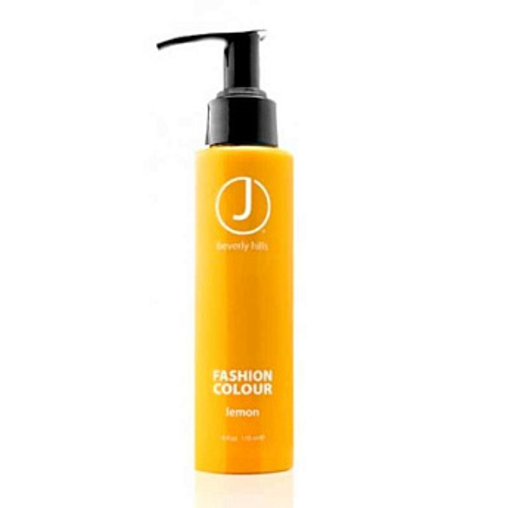 J Beverly Hills Насыщенный желтый пигмент прямого действия. Лимонный Lemon Fashion Colour, 118мл