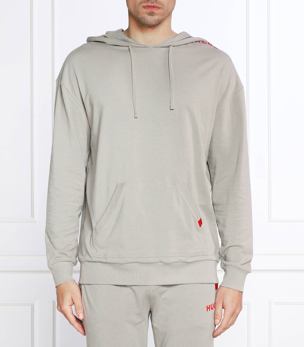 Худи labelled sweat hood Hugo Bodywear - зеленый(50487781)
