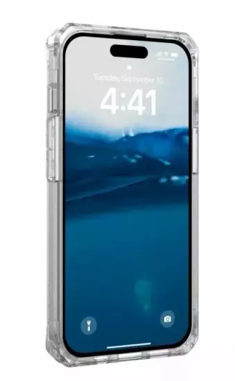 Чехол Uag Plyo для iPhone 15 Plus 6.7", цвет прозрачный (Ice)