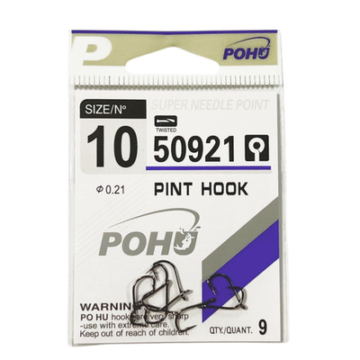 Крючки рыболовные POHU 50921 №10 (УП/10шт)