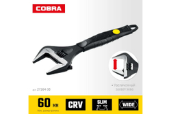 Ключ STAYER Cobra разводной 300 / 60 мм 27264-30
