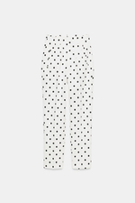 УКОРОЧЕННЫЕ БРЮКИ В ГОРОШЕК С ВЫСОКОЙ ПОСАДКОЙ — ZARA