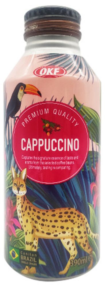 Кофейный напиток OKF Cappuccino "Капучино" 0.39 - банка