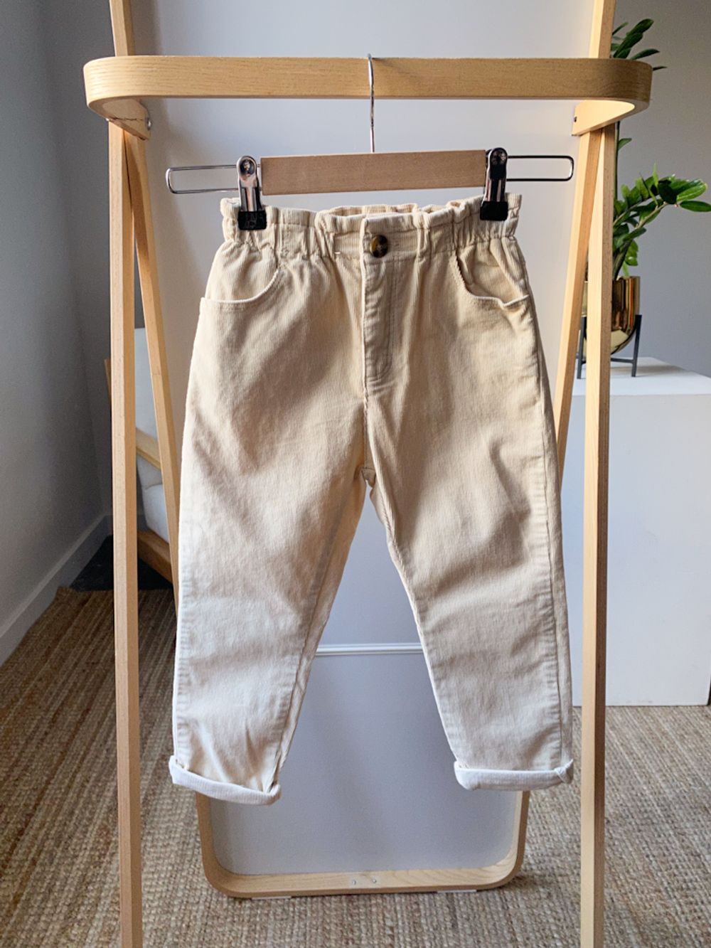 Вельветовые брюки  Zara, 110
