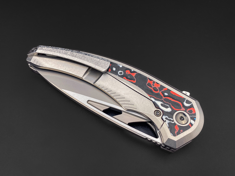 Складной нож Whale [M390 Nebula carbon]