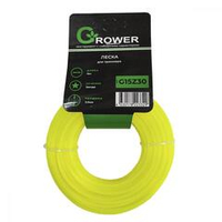 Леска для триммера 3,0мм 15м звезда G15Z30 GROWER 208645