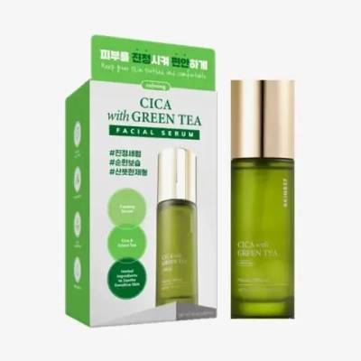 Сыворотка для лица с центеллой и зеленым чаем CICA With Green Tea Calming Facial Serum (50 мл)