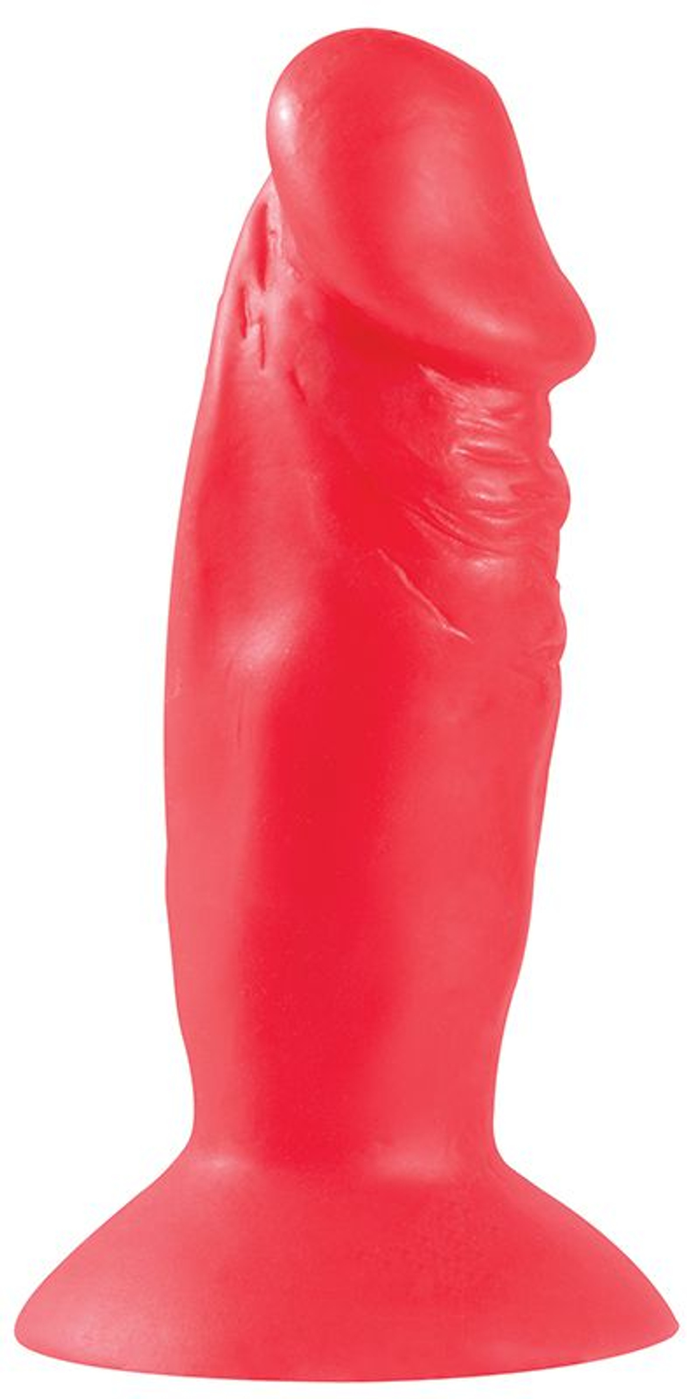 Красный анальный фаллос MENZSTUFF TINY HEAD - 13 см. (Цвет: красный)