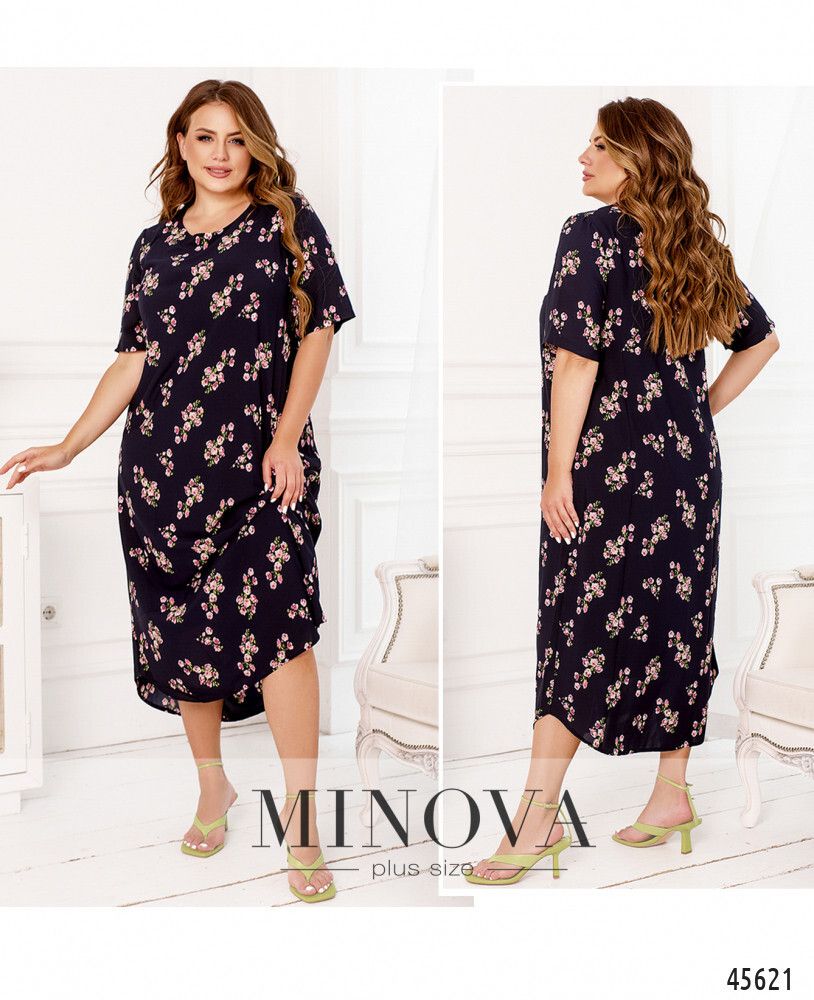Платье 21-11-темно-синий Minova Платье 21-11-темно-синий Minova