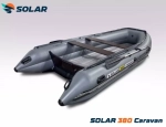Лодка надувная моторная solar-380 caravan к