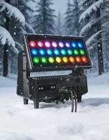 MW1000-IP — подвижный Wash 24×40 Вт + 24×6 Вт RGBW с DMX Frost IP65