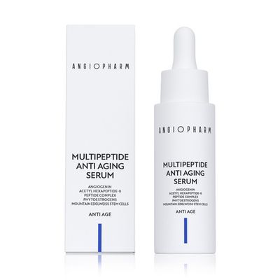 Мультипептидная омолаживающая сыворотка ANGIOPHARM Multipeptide Anti Aging Serum AG02 30 мл