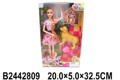 Кукла тип Модель на шарнирах с аксессуарами, коробка BL8952-12