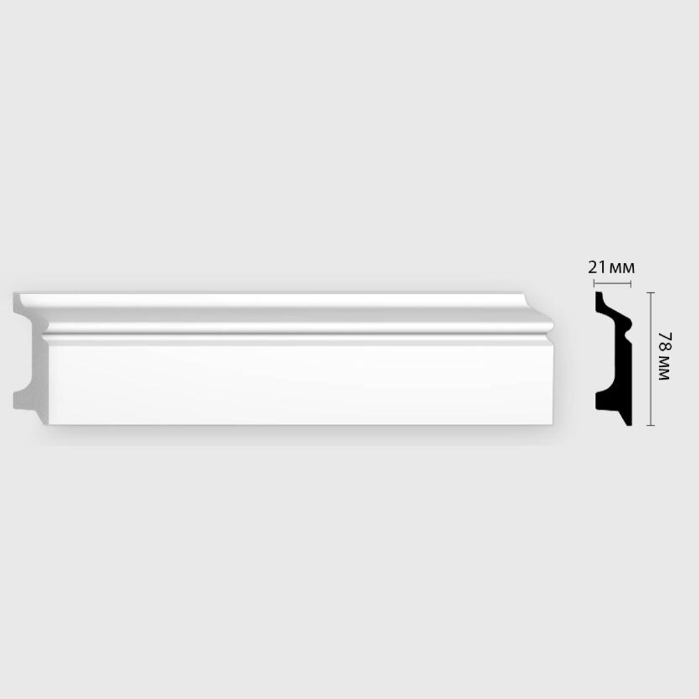 Плинтус Decomaster D122 D122-115 ДМ