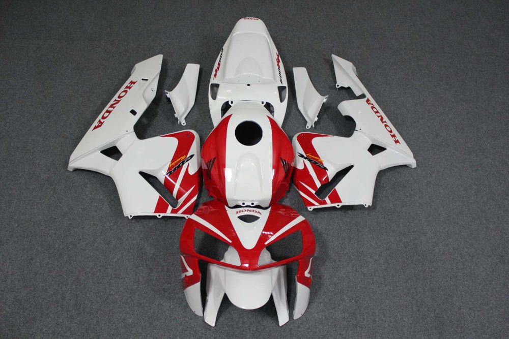 Комплект пластика для мотоцикла Honda CBR 600 RR 05-06 Бело-Красный
