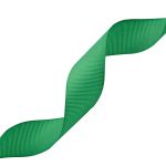 Лента репсовая (в рубчик) 25.0 мм, 091 зеленый, уп.18,28 м