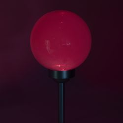 Светильник уличный ЭРА ERASF22-55 Шар на солнечной батарее садовый RGB d 15 см | Садовые декоративные светильники