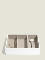 Органайзер для украшений и часов Stackers Classic Jewellery Box, 3 секции -Dove Grey & Rose (Navy Blue / темно-синий / Navy Blue / Органайзер с крышкой)