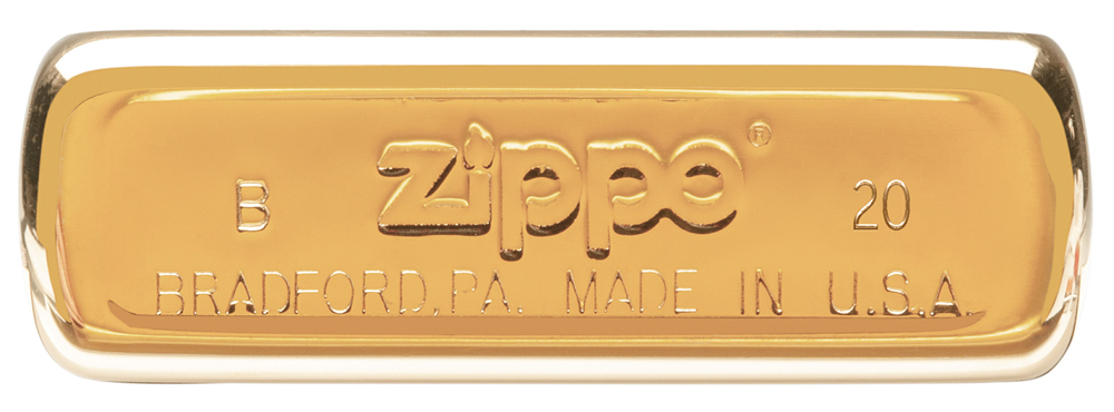 Зажигалка ZIPPO 204B Brushed Brass