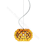 Pendant design lamp  CABOCHE piccola by Foscarini (Amber)