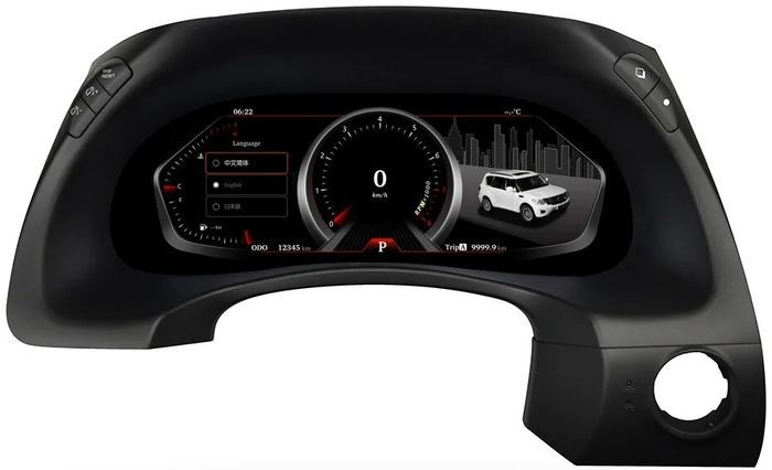 Электронная панель приборов Nissan Patrol Y62 2010-2015- Kuberg NH-LCD-N01 с сенсорным LCD / ЖК 12.3" экраном QLED