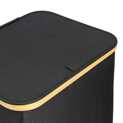 Корзина для белья 41х35х74см Smart Solutions Neat Tall черная