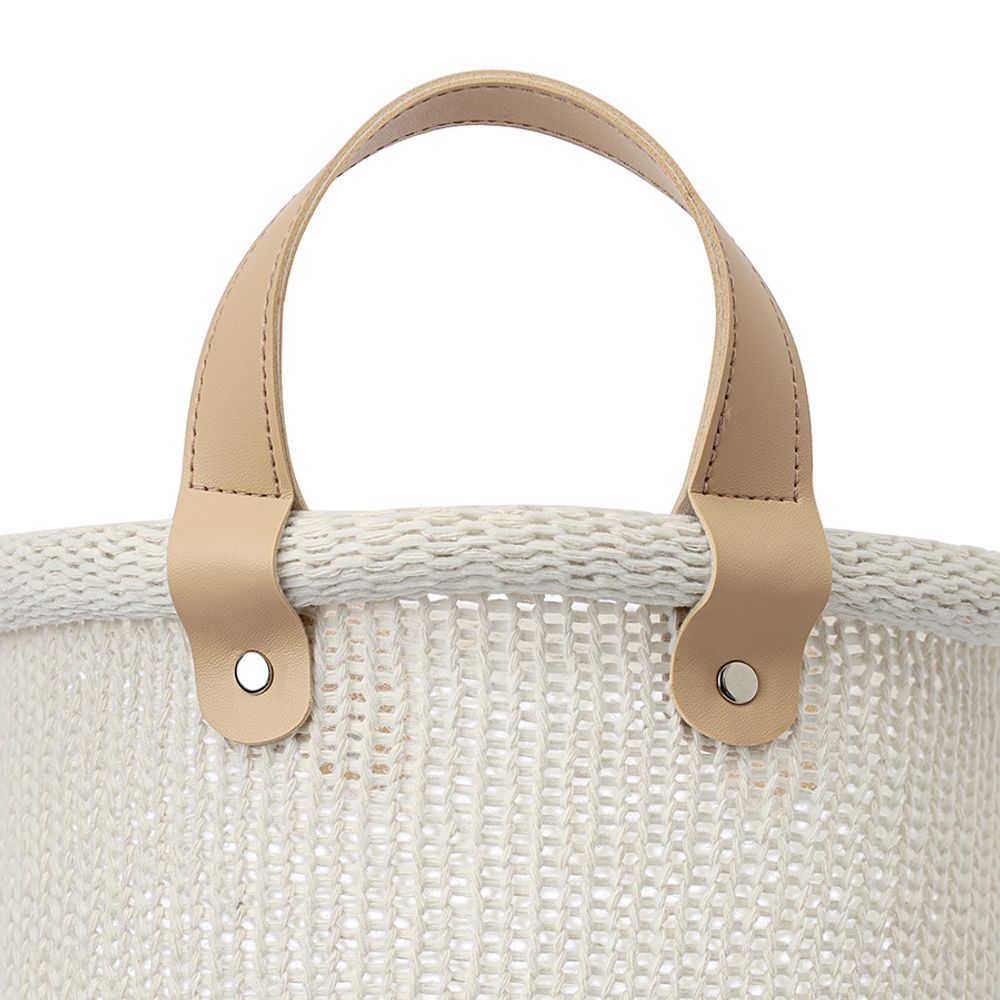 Корзина для хранения Sustainable collection, Ø32х28 см, молочная