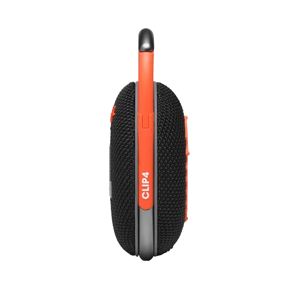 Портативная колонка JBL Clip 4, Black/Orange (Черный)