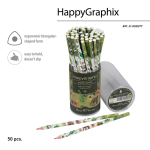 Карандаш ч/г НВ "HappyGraphix. Динозавры" (Bruno Visconti)