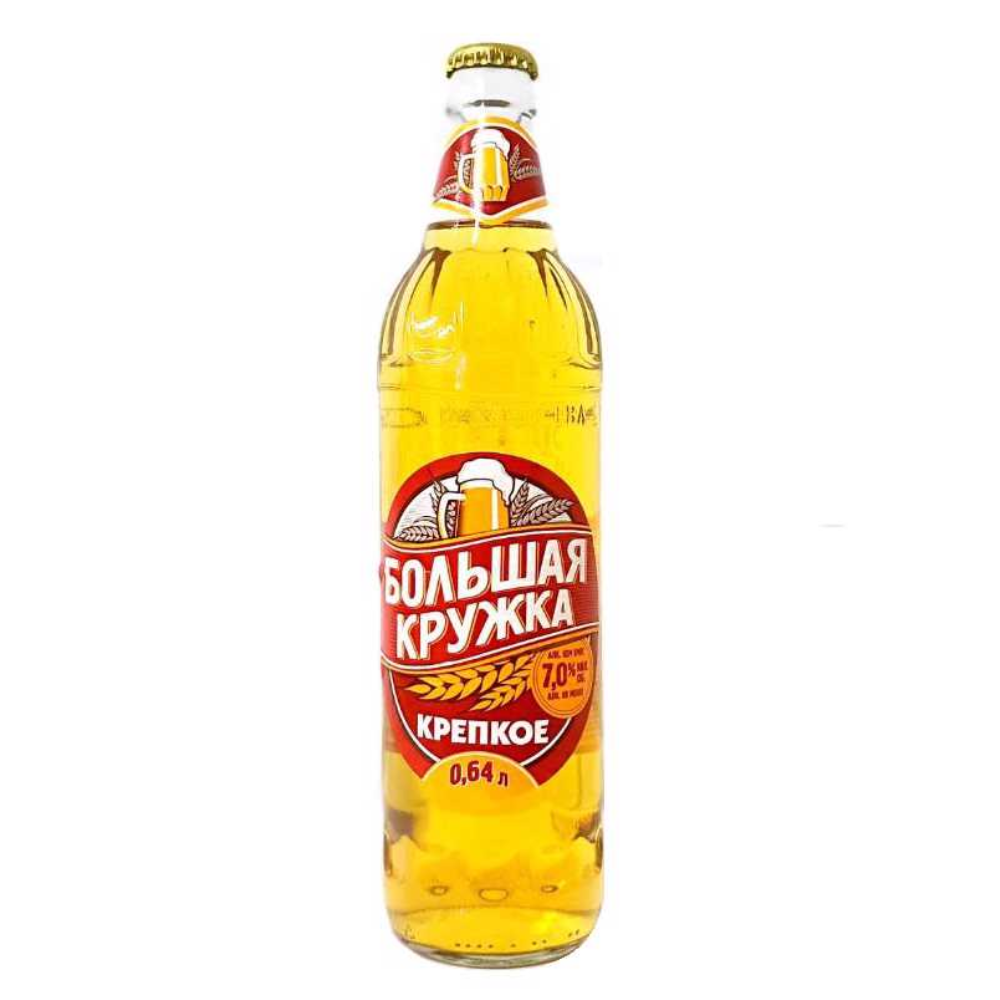 Пиво Большая Кружка крепкое 0,64 л