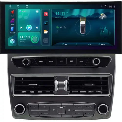 Магнитола для Lexus LS430 2000-2006 - Kuberg KP-1263 монитор 12.5" в стиле LEXUS на Android 13, Быстрая, CarPlay, 4G SIM-слот