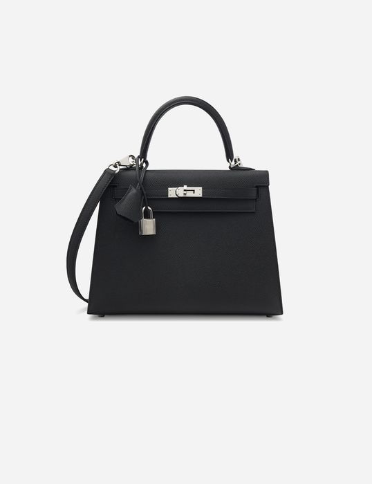 Сумка Hermes Epsom Kelly 25 Palladium Hardware 
