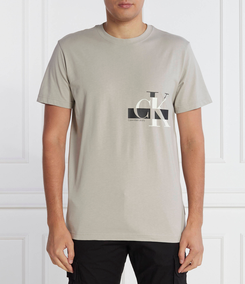 Футболка CALVIN KLEIN JEANS - серый(J30J324019)