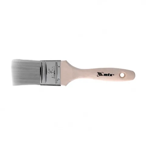 Кисть плоская Platinum 2", искусственная щетина, деревянная ручка MTX