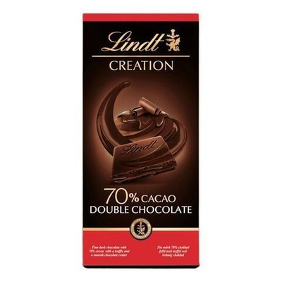 Шоколад Lindt CREATION 70% Double Chocolate шоколадный трюфель 150 г (Из Финляндии)