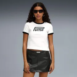 Футболка женская Puma FUTURE.PUMA.ARCHIVE Graphic Slim Tee