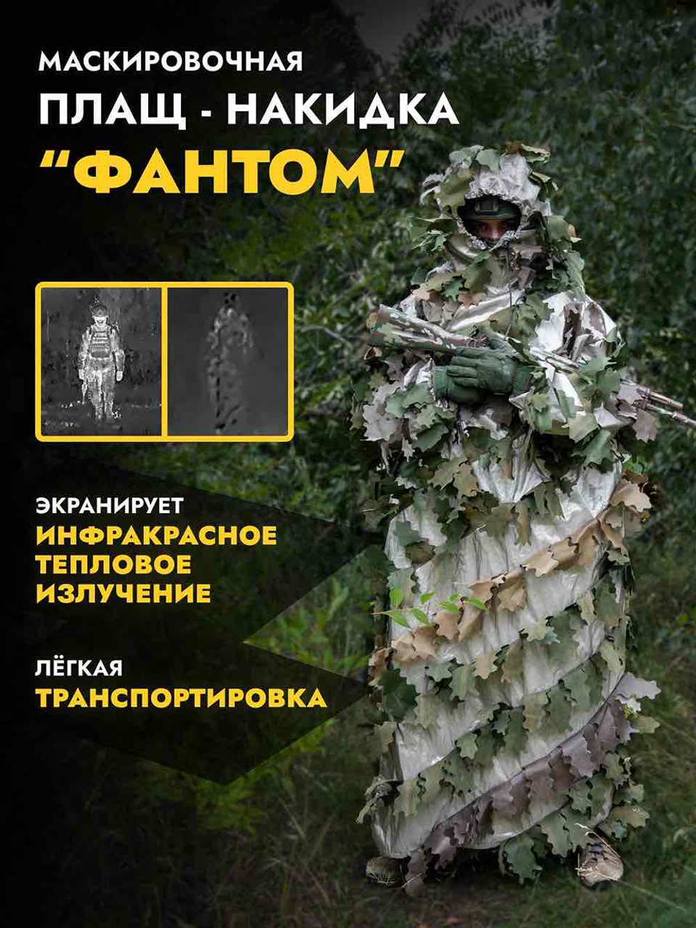 Плащ-накидка от тепловизора «Фантом»