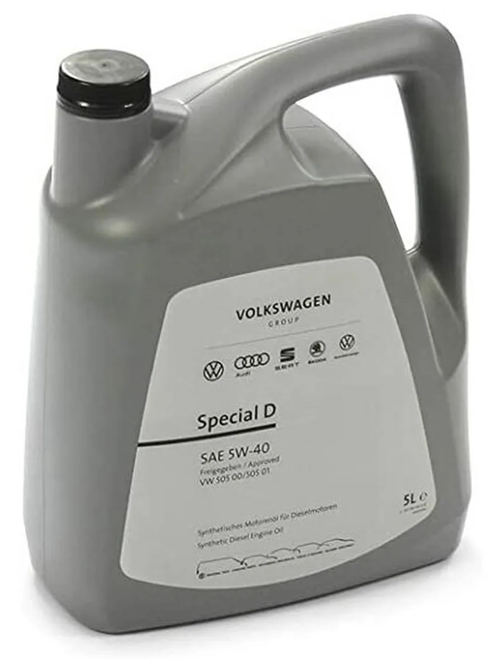 Масло моторное VAG Special D 5W-40 синтетическое 5 л GS55505M4EUR