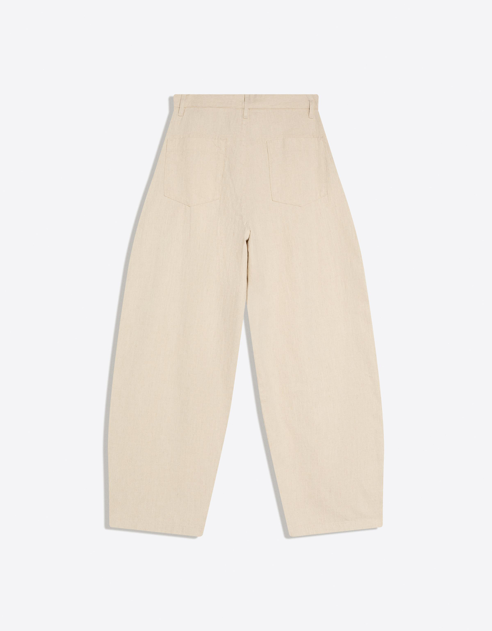 Мужские брюки super baggy fit с льном - BERSHKA