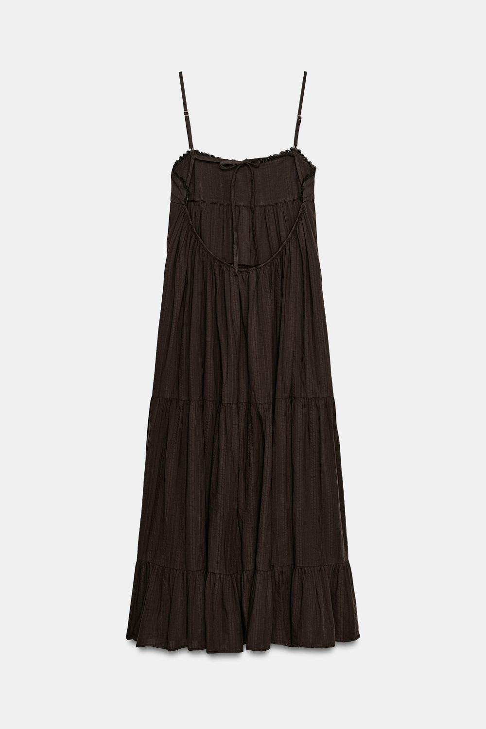 ДЛИННОЕ ПЛАТЬЕ ИЗ ПАНЕЛЕЙ — ZARA