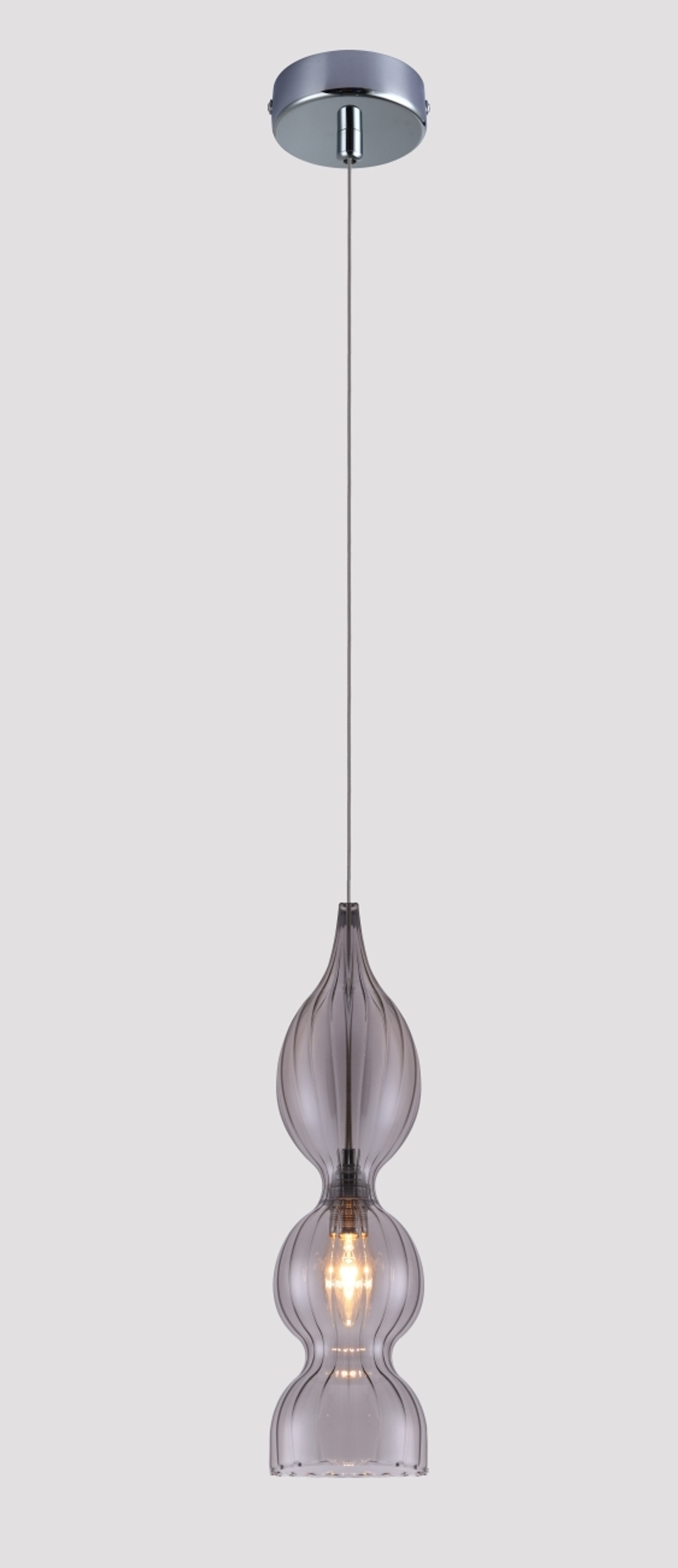 Подвесной светильник Crystal Lux IRIS SP1 B SMOKE