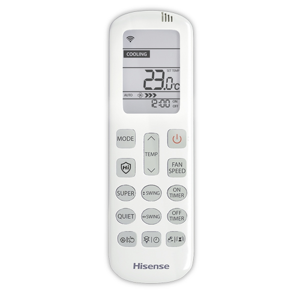 Настенная сплит-система Hisense AS-09UW4RYRKB05G/AS-09UW4RYRKB05W серия ZOOM DC Inverter 2025 WI-FI