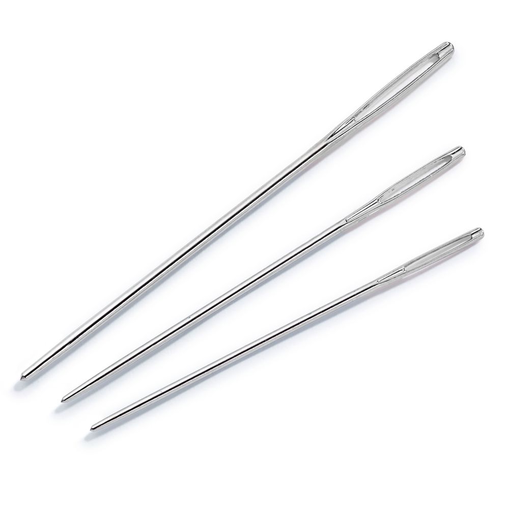 Иглы ручные для вышивания со скругленным острием, сталь 22 серебр.цв. 0,90х40мм, Prym