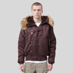 Парка Alpha Industries N-2B Cocoa (Бордово-коричневый)