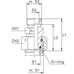 Соединение PNF DS08 52х2 (корпус)