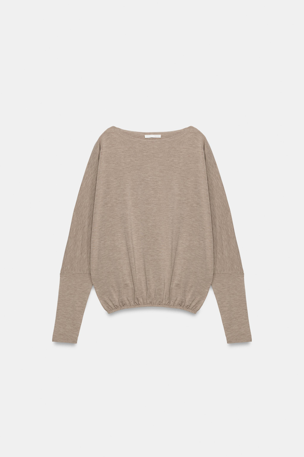 ФУТБОЛКА С ЭЛАСТИЧНЫМ ПОДОЛОМ — ZARA